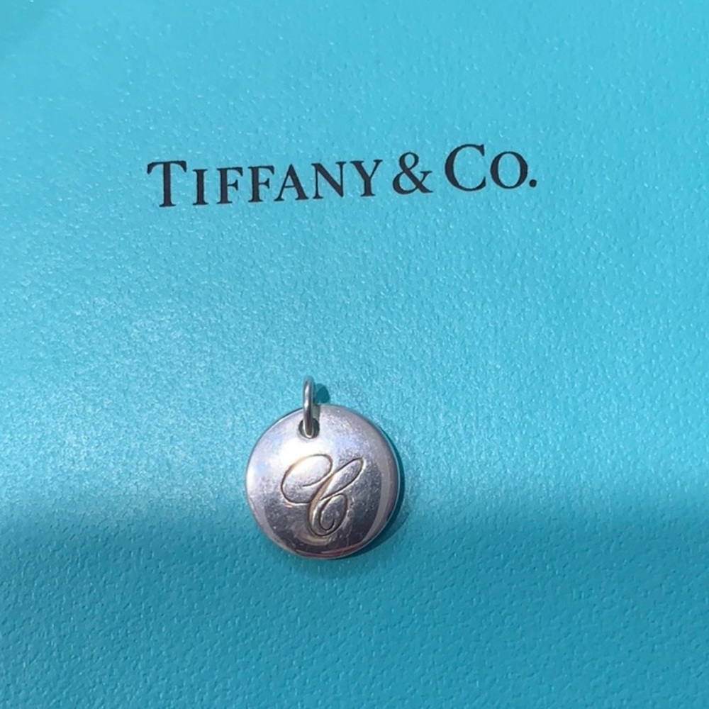 Initial “C” Tiffany & Co. dis charm